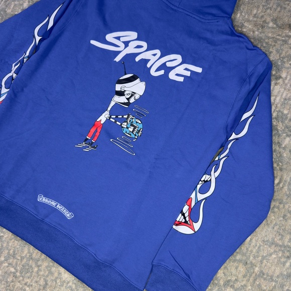 Chrome Hearts Blue Space Hoodie - Picture 8 of 12